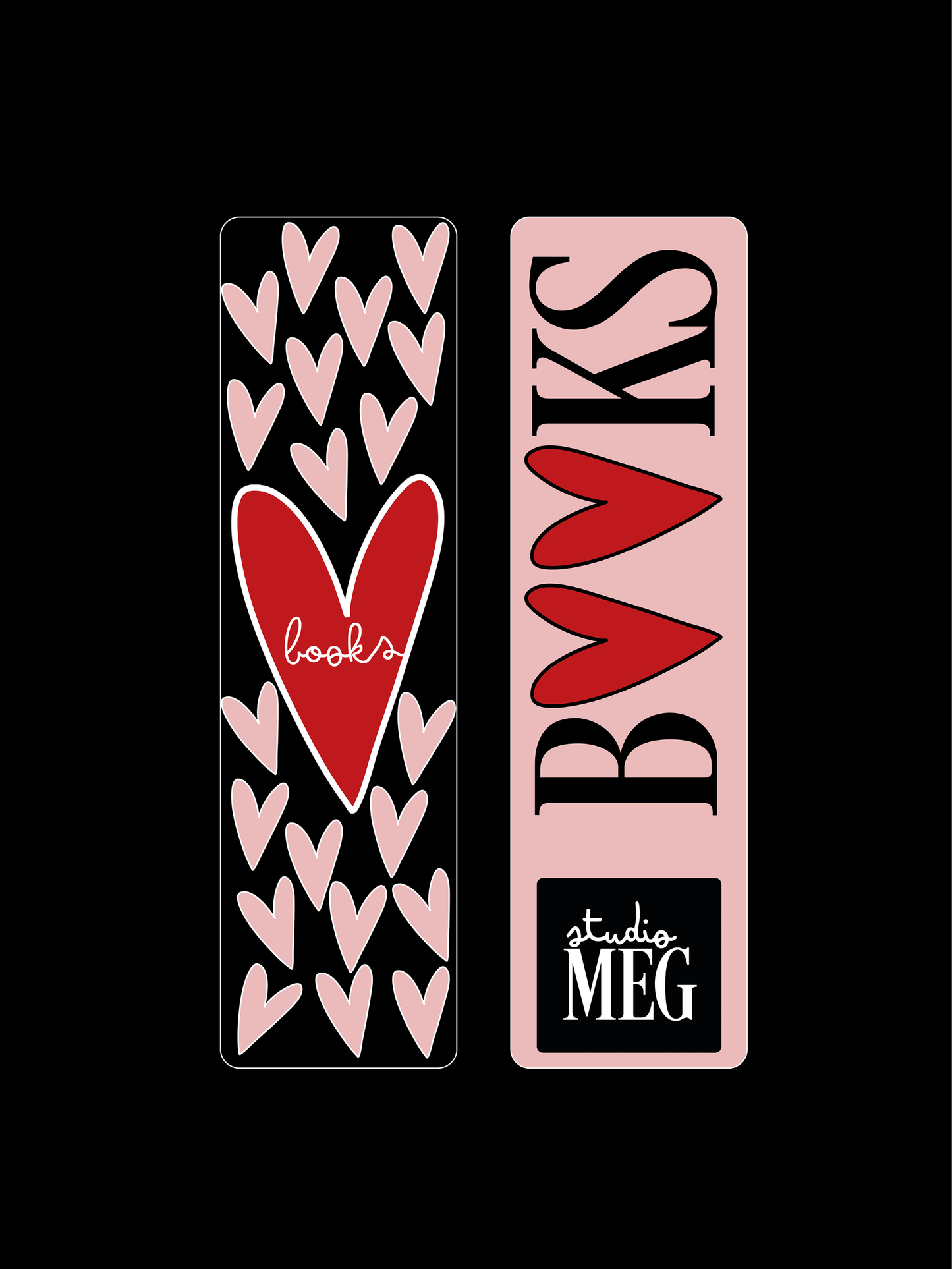 I love books bookmark