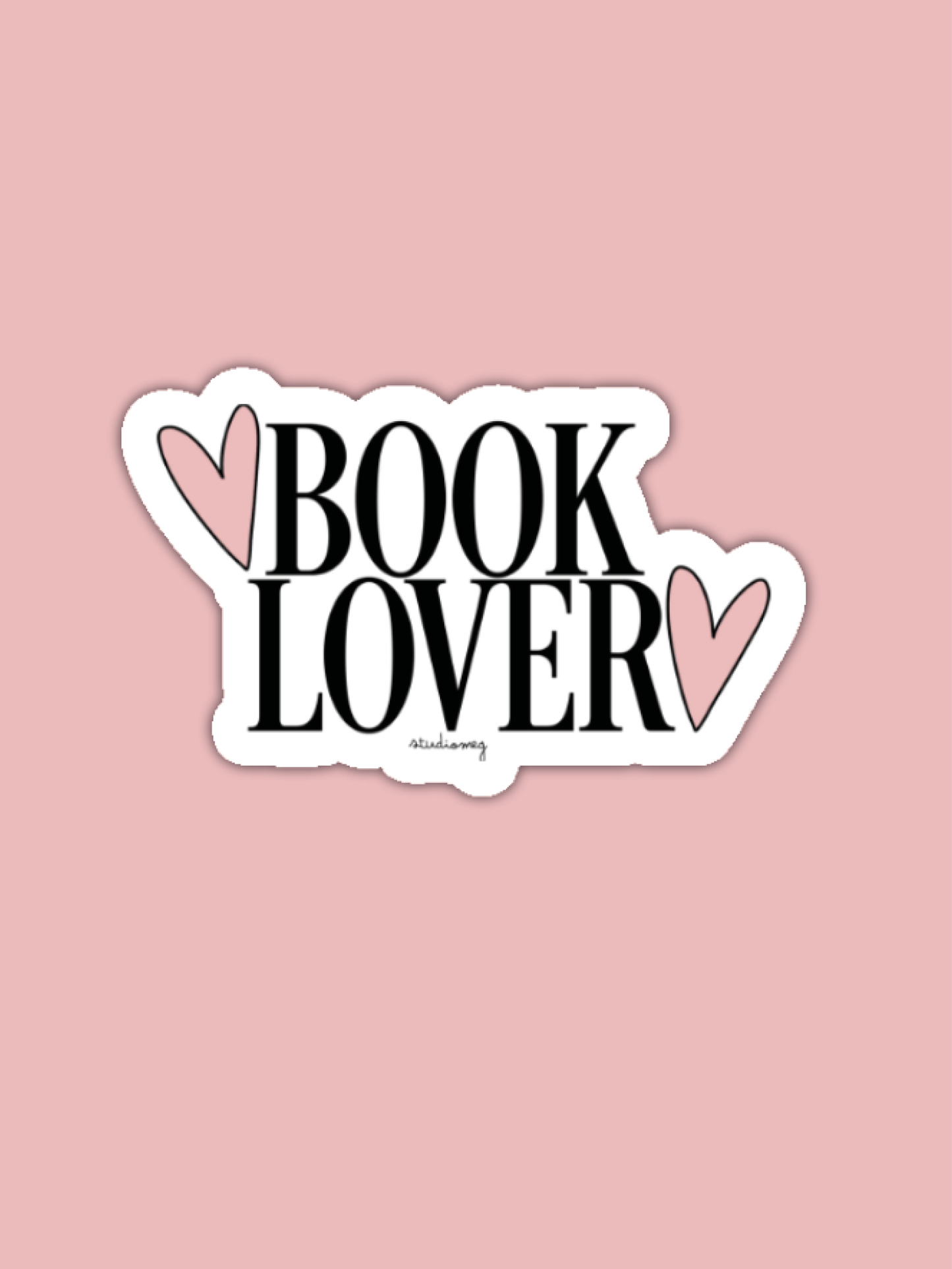 Booklover sticker