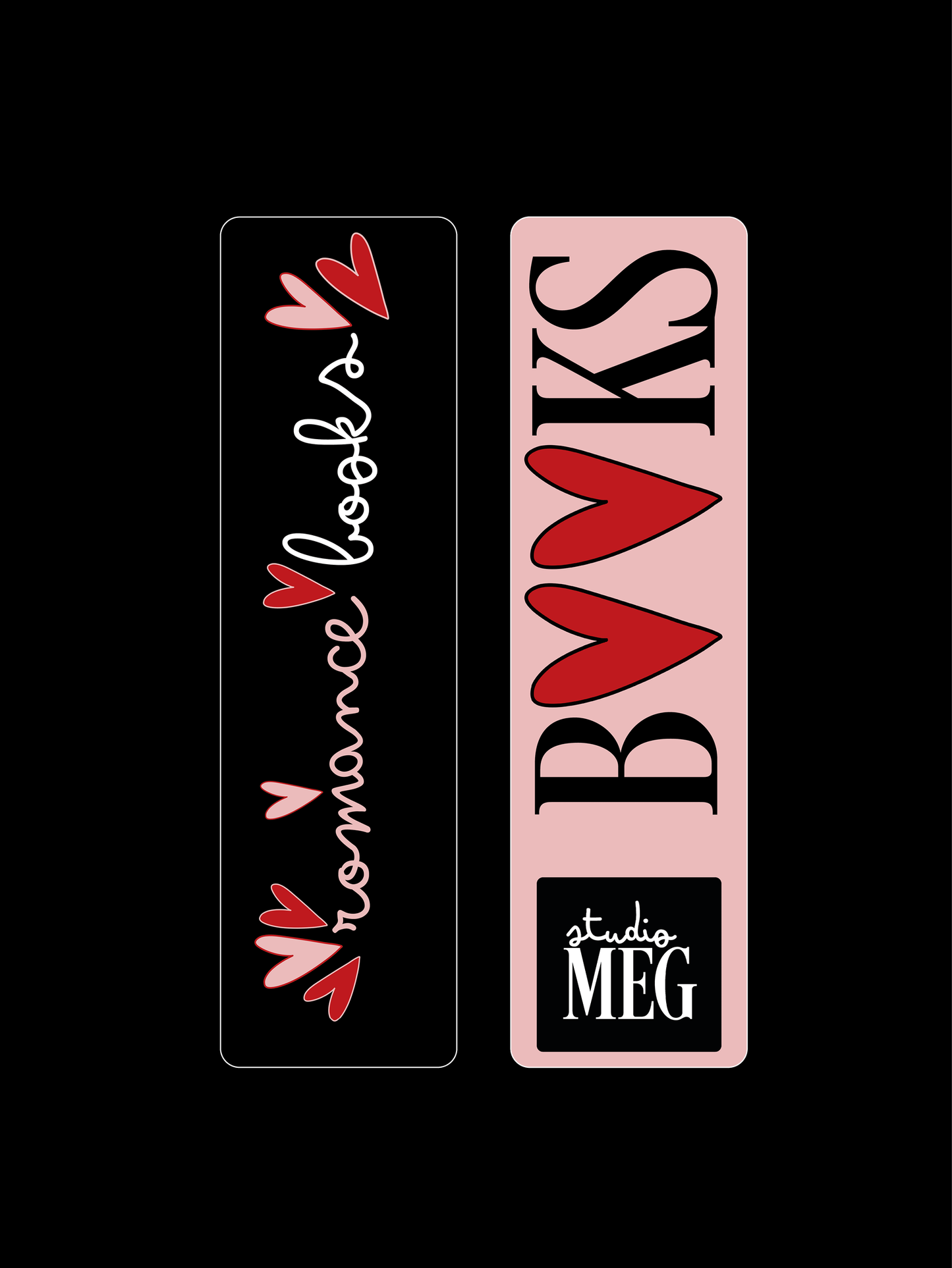 Romance books bookmark