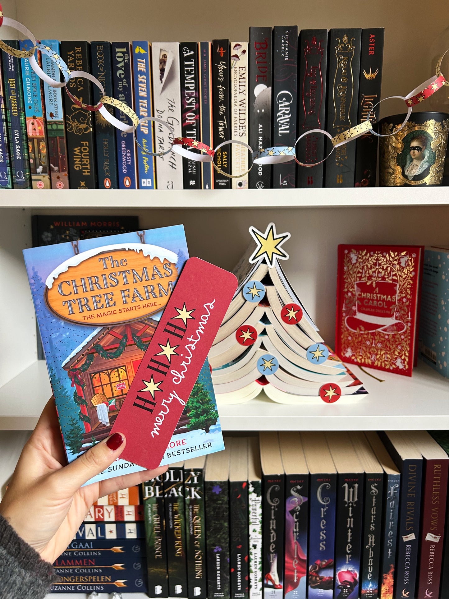 Bookmark HO HO HO merry christmas