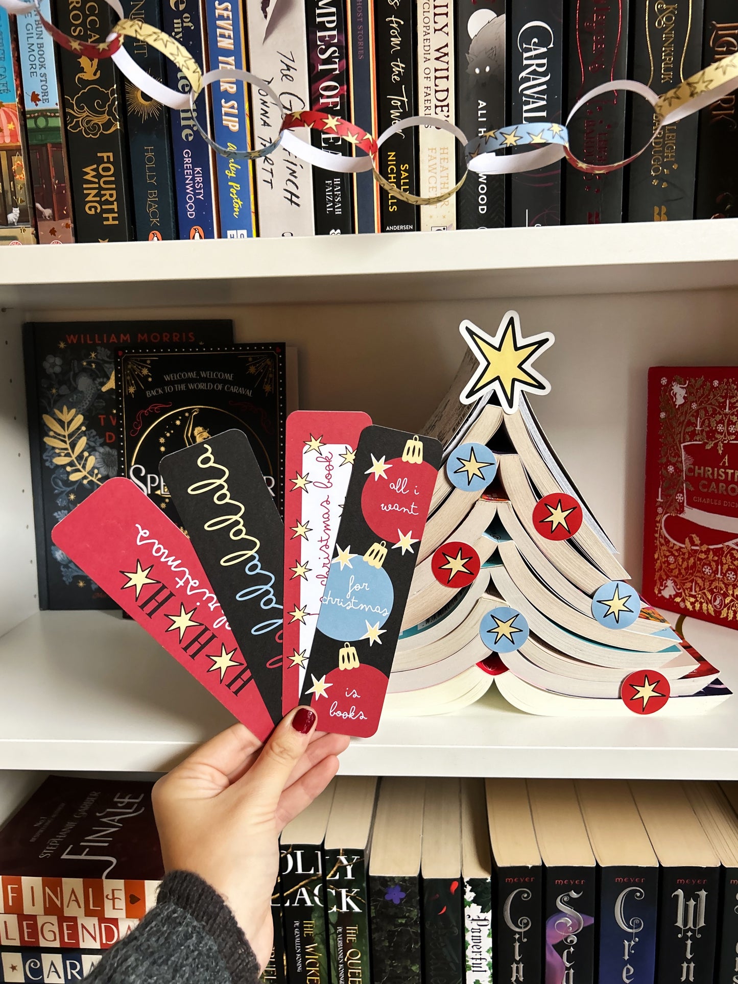 Christmas Books Bookmark set