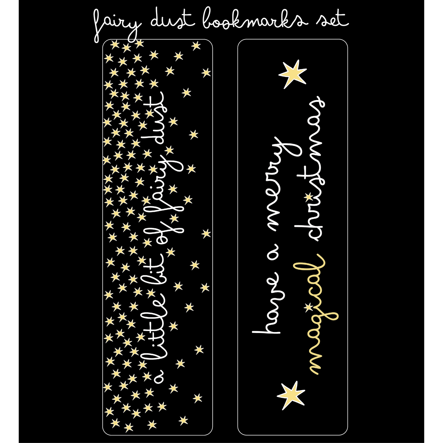 Fairy Dust Bookmark set